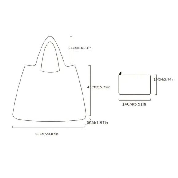 Night sky moon stars collapsible shopping bag tote Constellation - Picture 2 of 3